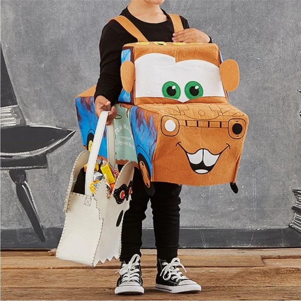 Pottery Barn Kids Disney Cars Mater Halloween Costume S/M - Picture 2 of 10
